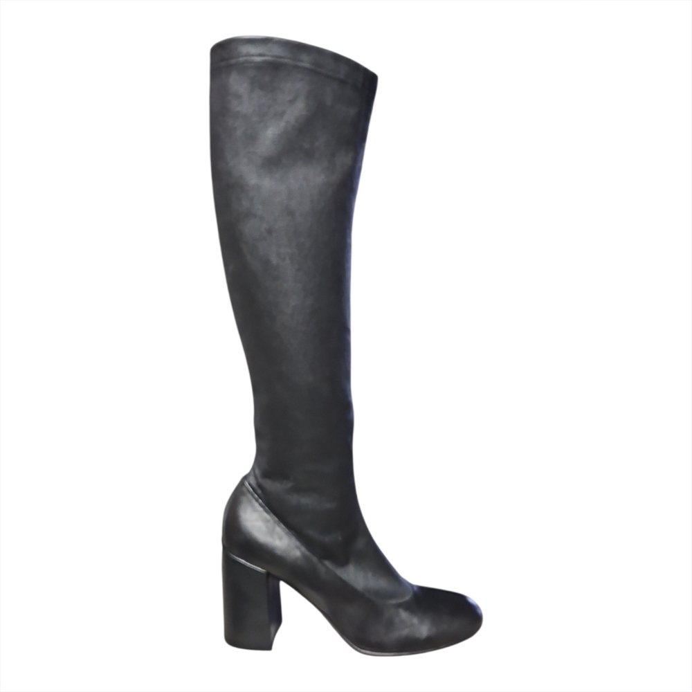 ​AGL | Attilio Giusti Leombruni Black Leather Over The Knee Stretch Boots Size 7